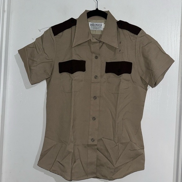 California Highway Patrol The Deputy Short Sleeve Button Down Shirt NWOT - Picture 3 of 12